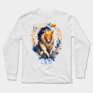 Zodiac sign Leo T-shirt Long Sleeve T-Shirt